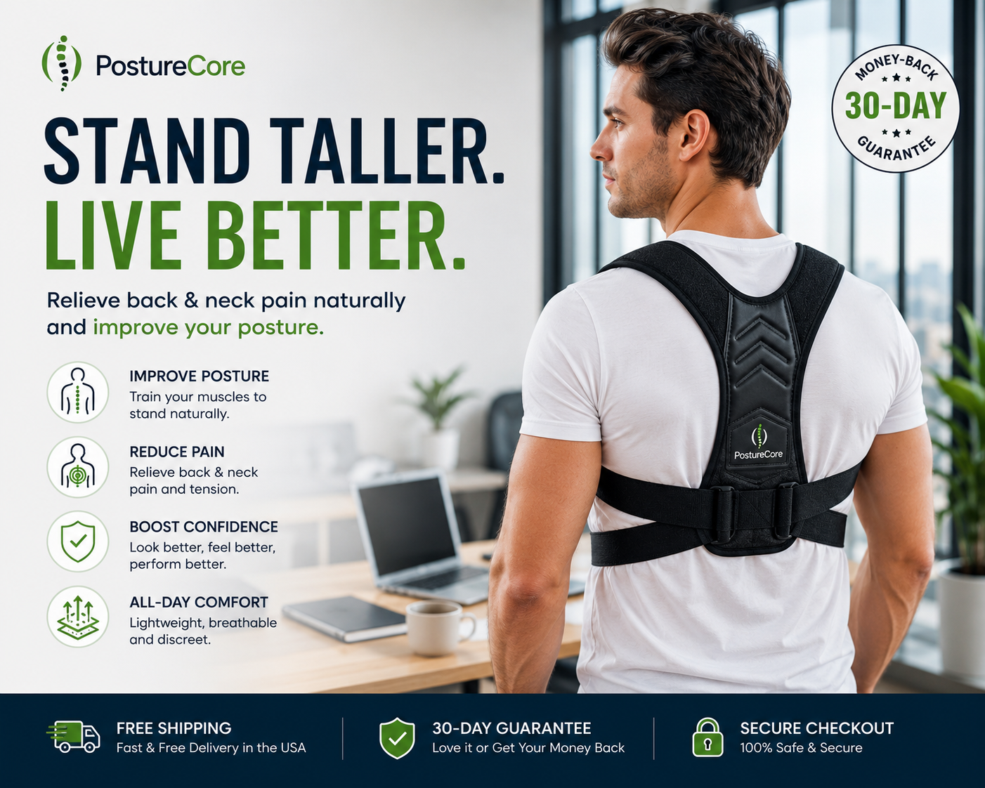 PostureCore™ Pro Premium